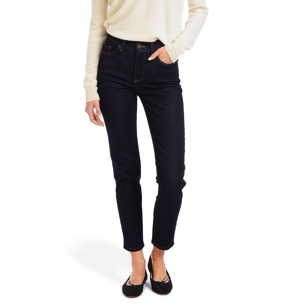 NWOT Mott & Bow Mom Oliver Jeans Dark Blue